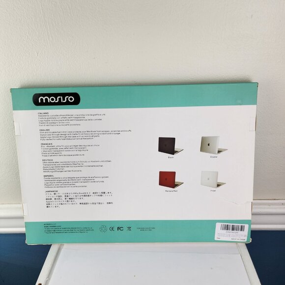 Mosiso Protective MacBook Pro 15" with Touch Bar & Touch ID Gray Hard Case NWT - Picture 5 of 5